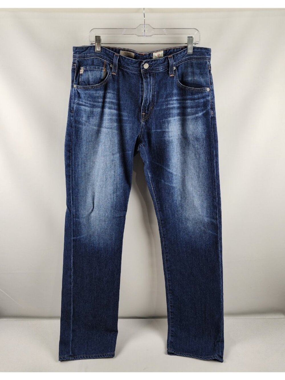AG Adriano Goldschmied Jeans Mens 36x33 Blue The Graduate Tailored Leg USA